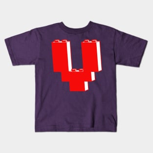 THE LETTER V, by Customize My Minifig Kids T-Shirt